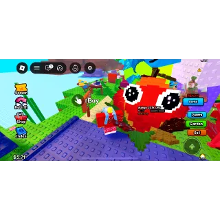 Plants vs brainrots 207k base Huge mango gold + ruby Cheap & fast delivery!