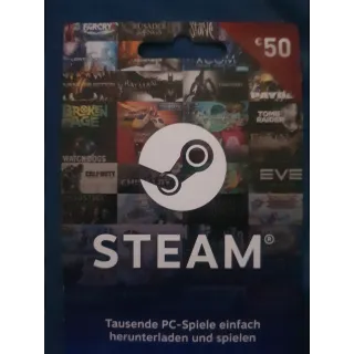 € 50.00 EUR Steam