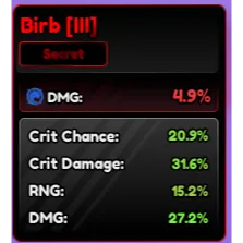 94.9% Semi-God Birb Anime Vanguards