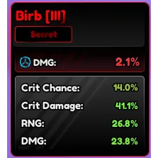 105.7% God Birb Anime Vanguards