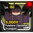Yuichiro (Second Trumpet) LEVEL 150 LIMIT BROKEN Anime Guardians