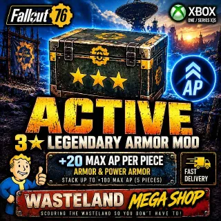 Active 3★ Mod FO76 Xbox