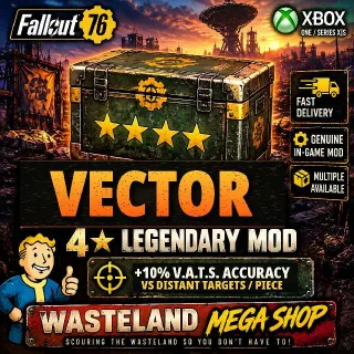 Vector 4★ Mod FO76 Xbox
