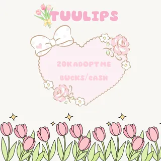 20k adopt me cash/bucks