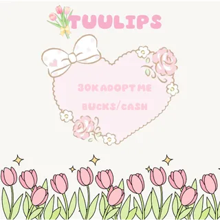 30k adopt me cash/bucks 