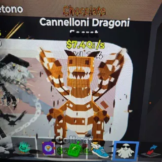 Fortnite Steal The Brainrot Chocolate Cannelloni Dragoni