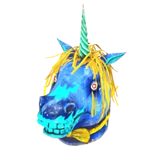 glowing unicorn mask