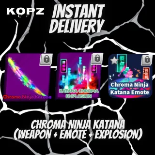 Chroma Ninja katana Full Set