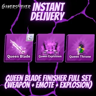 Queen Blade Finisher Full Set - Blade Ball