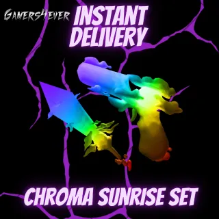 [ MM2 ]  Chroma Sunrise Set | Murder Mystery 2
