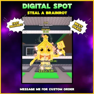 GOLD ESOK SEKOLAH | STEAL A BRAINROT