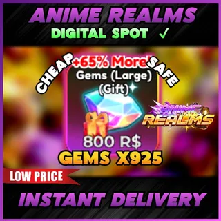 ANIME REALMS | GEMS