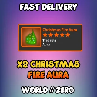 x2 Christmas Fire Aura