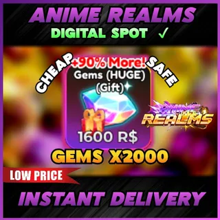 ANIME REALMS | GEMS