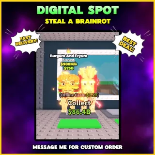 BURGURO AND FRYURO 900m/s | STEAL A BRAINROT