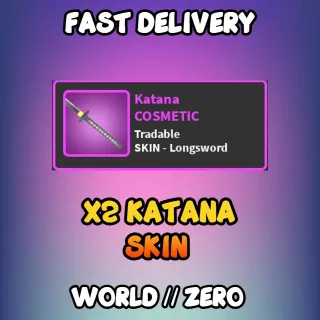 x2 Katana Longsword Skin
