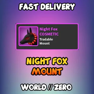 Night Fox Mount