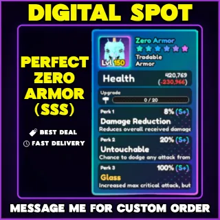 ZERO ARMOR | WORLD ZERO