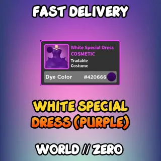 White Special Dress (Purple)