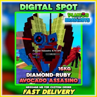 DIAMOND-RUBY AVOCADO ASSASINO | PLANTS VS BRAINROTS