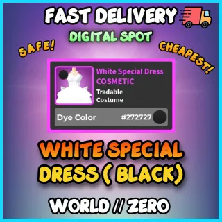 White Special Dress (Black)