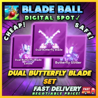 DUAL BUTTERFLY BLADE SET