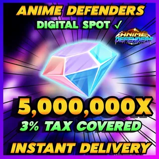 ANIME DEFENDERS GEMS