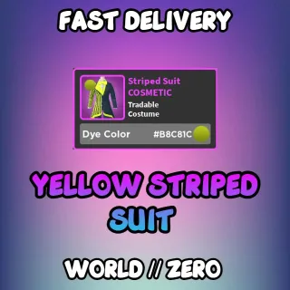Limited | Yellow Striped Suit