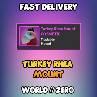 Limited | Turkey Rhea Mount