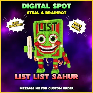 List List List Sahur | STEAL A BRAINROT