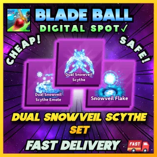 DUAL SNOWVEIL SCYTHE | BLADE BALL