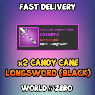 x2 Candy Cane Longsword Skin