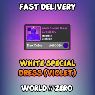 White Special Dress (Violet)