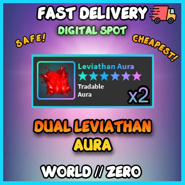 LEVIATHAN AURA - World Zero Game Items - Gameflip