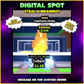 GOLD CAPITANO MOBY | STEAL A BRAINROT