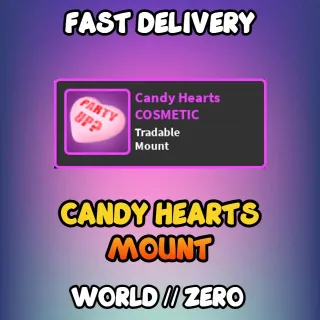 Candy Hearts Mount