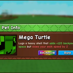 MEGA RAINBOW TURLE