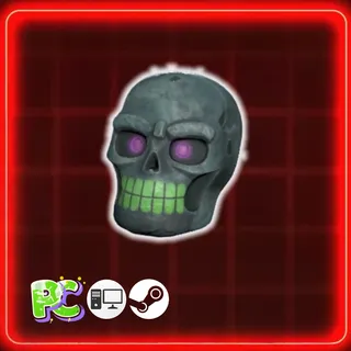 Fasnacht Glowing Bone Head Mask