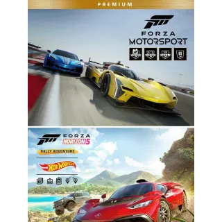 Forza Horizon 5 and Forza Horizon 4 Premium Editions Bundle - Microsoft Store Key -[Digital Code]