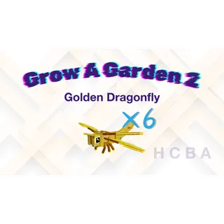 GROW A GARDEN 2 : 6x GOLDEN DRAGONFLY!