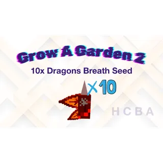 GROW A GARDEN 2 : 10x DRAGONS BREATH SEED | DBS | DB SEED