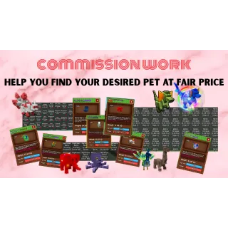 💎 Pet Commission Service: Find Your Dream Pet!