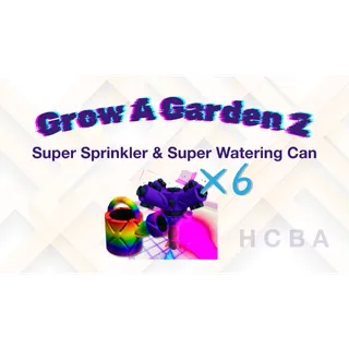GROW A GARDEN 2 : 6x SUPER SPRINKLER & SUPER WATERING CAN!