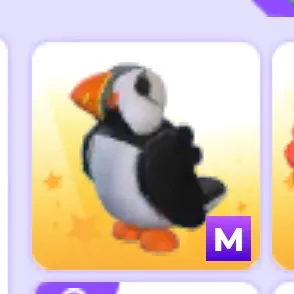 MEGA PUFFIN No potion (Rare) adopt me