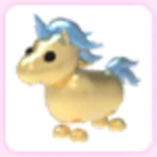 Mega Neon Golden Unicorn Mega Adopt Me Pets Pictures