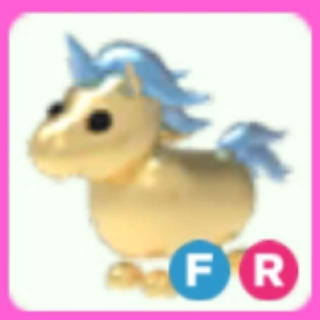 Pet Fr Golden Unicorn In Game Items Gameflip - roblox adopt me mega neon horse
