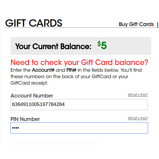 Check GameStop Gift Card Balance