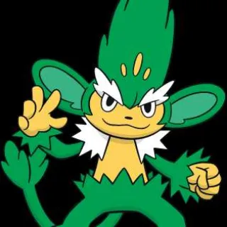 Shiny Alpha Simisage