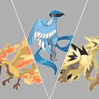 Pokemon | Shiny Trio Birds