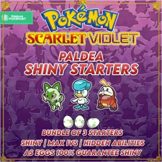 Pokemon | Paldea Shiny Starters